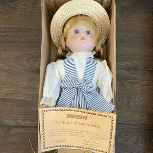 Mann Collectible Doll- in original box